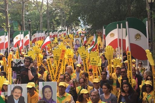 Rally of the United Nation in New York on September, 2016